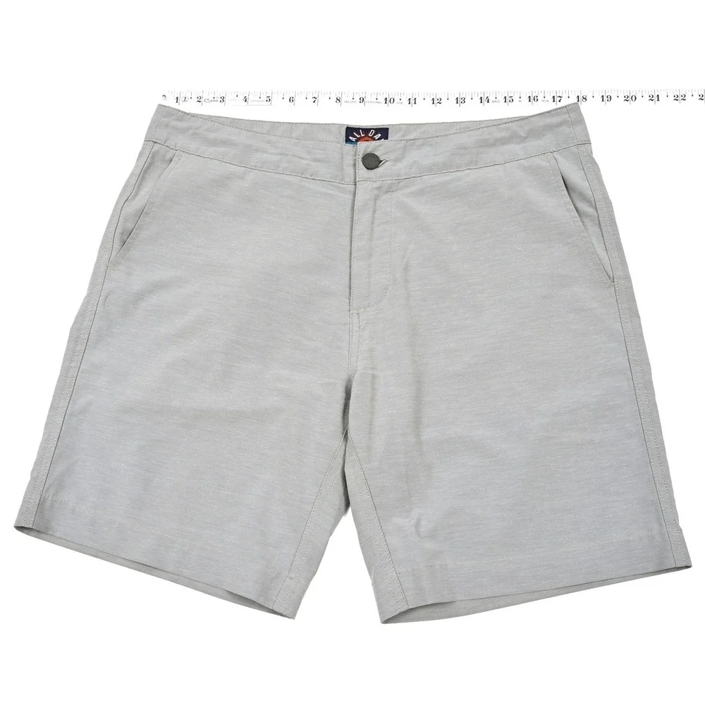 Faherty All Day Shorts Mens 34 Gray 9